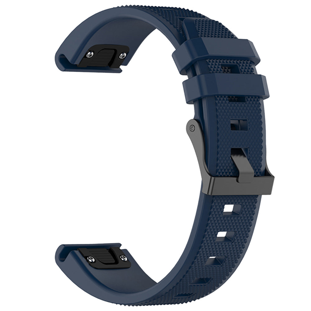 Curea smartwatch Techsuit Watchband QuickFit 20mm (W058) compatibil cu Instinct 2S/2S Solar/Approach S70 42mm/fenix 7S Pro Sapphire Solar, Bleumarin