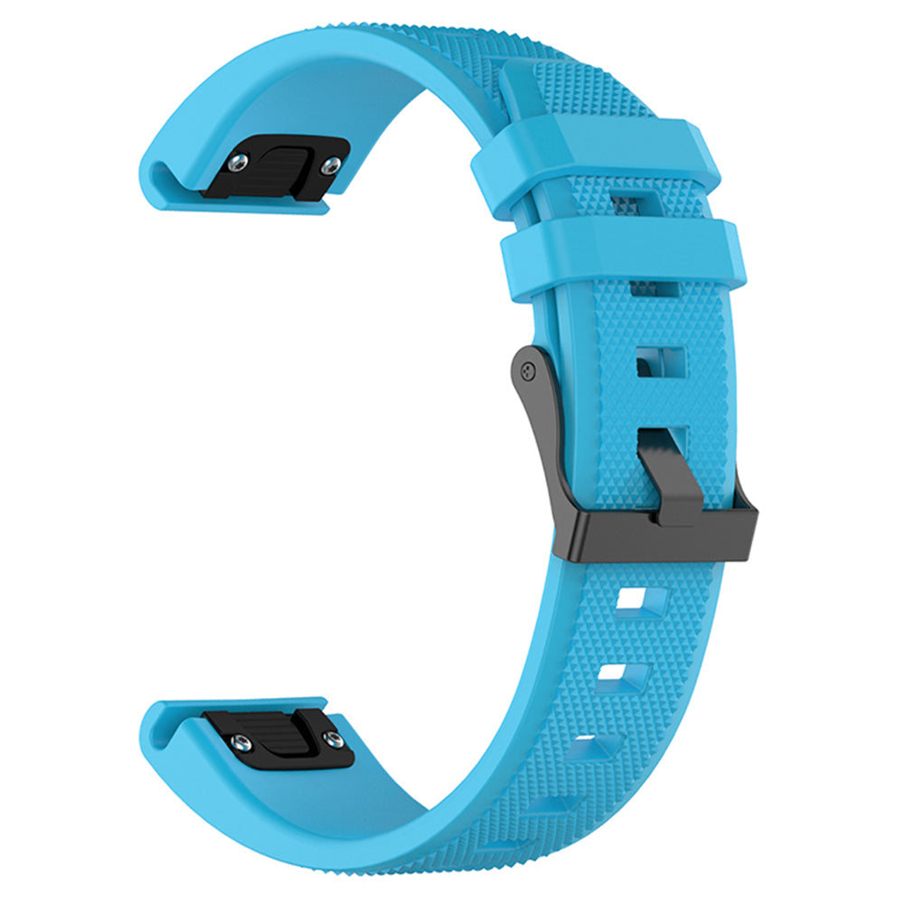 Curea smartwatch Techsuit Watchband QuickFit 20mm (W058) compatibil cu Instinct 2S/2S Solar/Approach S70 42mm/fenix 7S Pro Sapphire Solar, Albastru