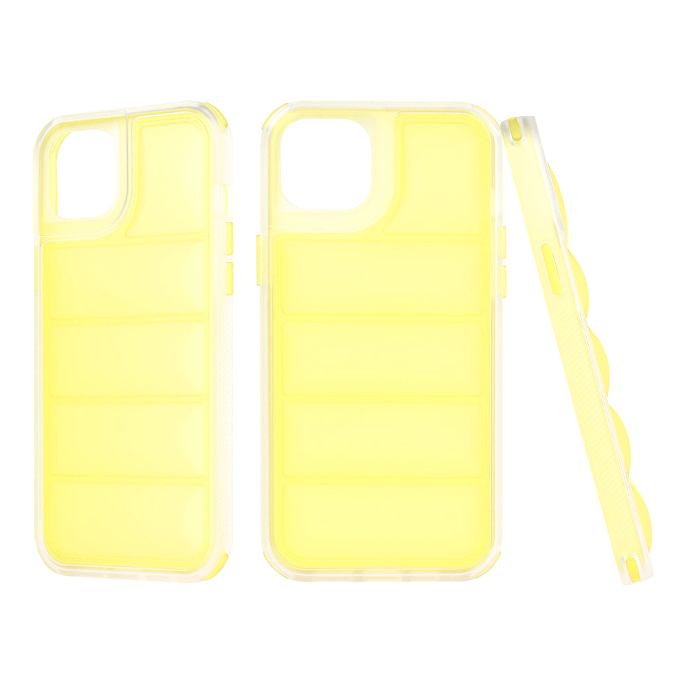 Husa de protectie Techsuit Wave Shield compatibil cu iPhone 15 Plus, Galben