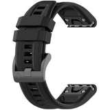 Curea smartwatch Techsuit Watchband QuickFit 22mm (W060) compatibil cu Garmin Fenix 5/5 Plus 6/6 Pro/7/Forerunner 945/955/970/Approach S60/S62, Negru
