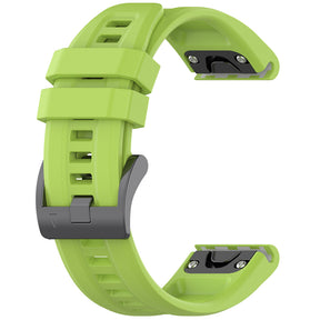 Curea smartwatch Techsuit Watchband QuickFit 22mm (W060) compatibil cu Garmin Fenix 5/5 Plus 6/6 Pro/7/Forerunner 945/955/970/Approach S60, Verde Deschis