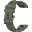 Curea smartwatch Techsuit Watchband QuickFit 20mm (W060) compatibil cu Instinct 2S/2S Solar/Approach S70 42mm/fenix 7S Pro Sapphire Solar, Verde Inchis