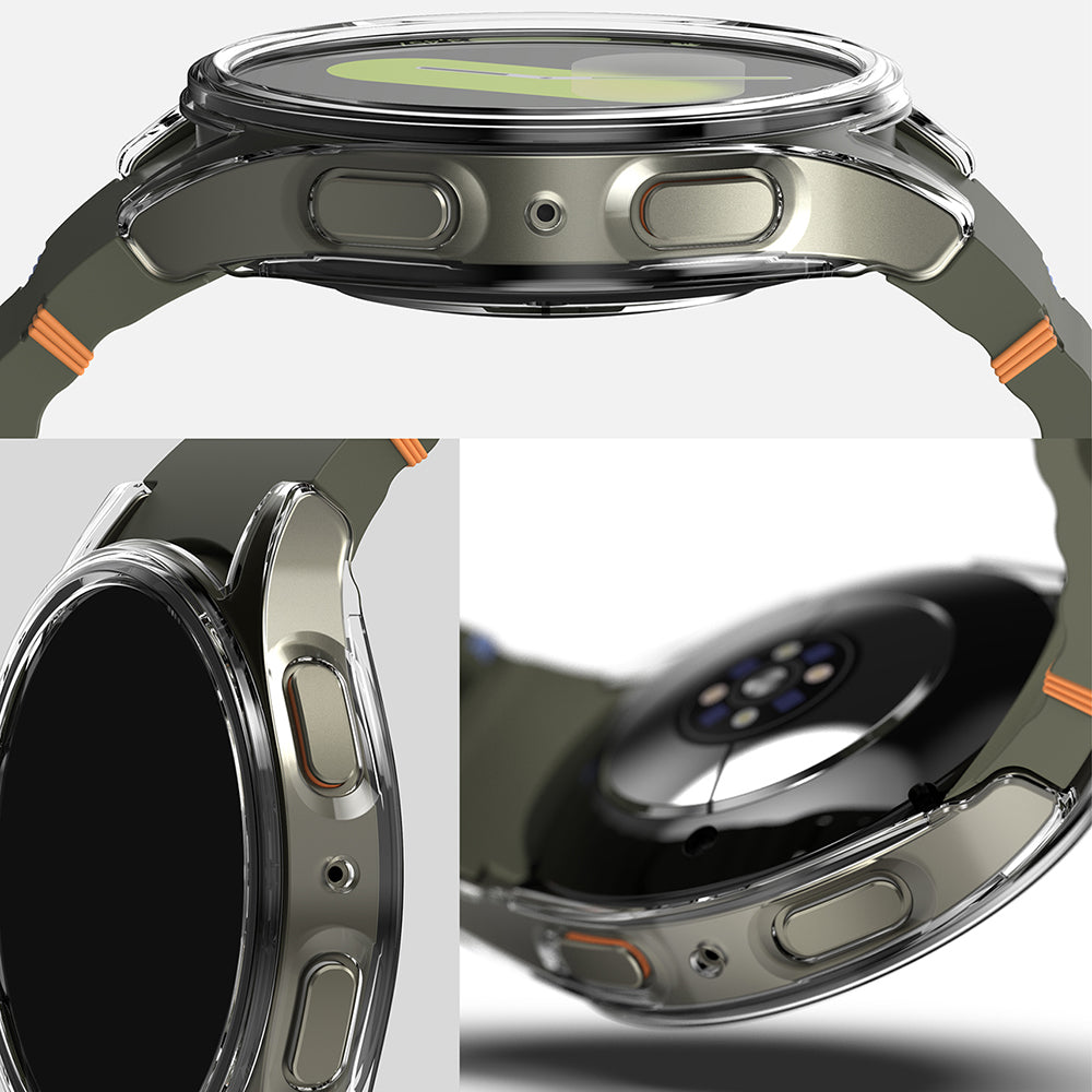 Folie de protectie smartwatch Ringke Slim + Screen Protector compatibil cu Samsung Galaxy Watch7 44mm, Transparent