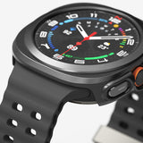 Folie de protectie smartwatch Ringke Slim + Screen Protector compatibil cu Samsung Galaxy Watch Ultra 47mm, Titanium Black