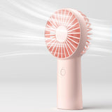 JisuLife Premium Portable Mini Fan Life6 (FA20X), USB-C Rechargeable, 3 Wind Speeds, 4000mAh, Roz