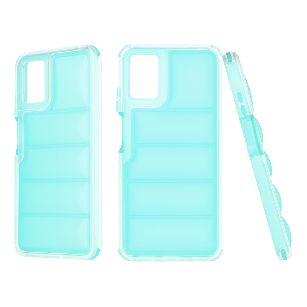 Husa de protectie Techsuit Wave Shield compatibil cu Motorola Moto E22 / Moto E22i, Turcoaz