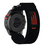 Curea smartwatch Techsuit Watchband QuickFit 22mm (W057) compatibil cu Garmin Fenix 5/5 Plus 6/6 Pro/7/Forerunner 945/955/970/Approach S60/S62, Negru