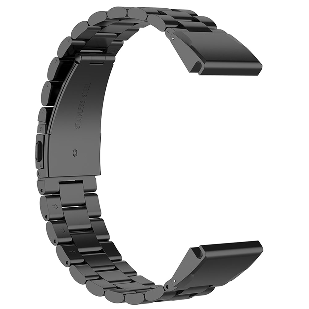 Curea smartwatch Techsuit Watchband QuickFit 26mm (W010) compatibil cu Garmin Fenix 3/3 HR/5X/5X Plus/6X/6X Pro/7X/7X Pro Solar, Negru