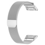 Curea smartwatch Techsuit Watchband QuickFit 20mm (W009) compatibil cu Instinct 2S/2S Solar/Approach S70 42mm/fenix 7S Pro Sapphire Solar, Argintiu