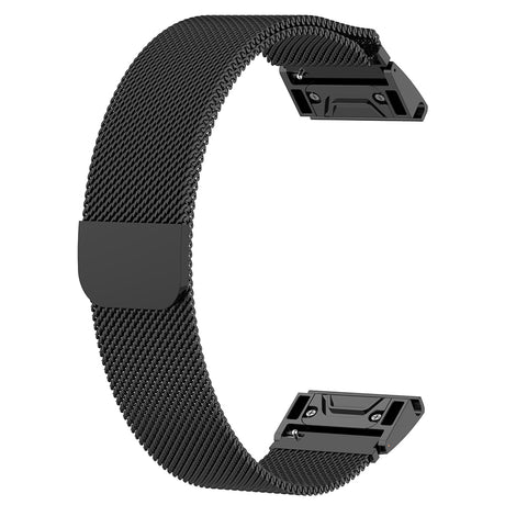 Curea smartwatch Techsuit Watchband QuickFit 20mm (W009) compatibil cu Instinct 2S/2S Solar/Approach S70 42mm/fenix 7S Pro Sapphire Solar, Negru