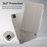 Husa de protectie tableta ESR Ascend Trifold compatibil cu iPad Pro 11 (2024) / iPad Pro 11 (2025), Gri