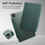 Husa de protectie tableta ESR Ascend Trifold compatibil cu iPad Pro 13 (2024) / iPad Pro 13 (2025), Verde Padure