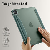 Husa de protectie tableta ESR Ascend Trifold compatibil cu iPad Pro 13 (2024) / iPad Pro 13 (2025), Verde Padure