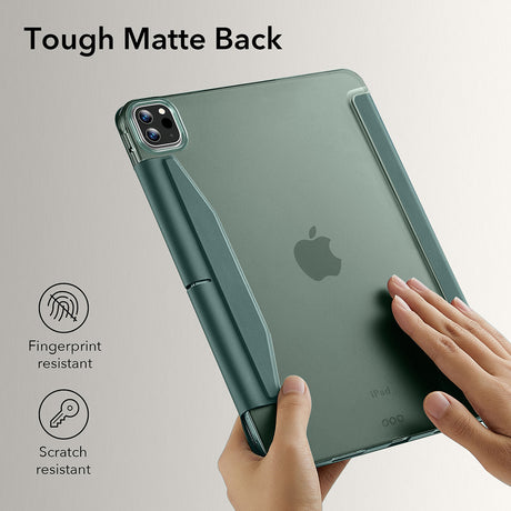 Husa de protectie tableta ESR Ascend Trifold compatibil cu iPad Pro 13 (2024) / iPad Pro 13 (2025), Verde Padure