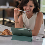 Husa de protectie tableta ESR Ascend Trifold compatibil cu iPad Pro 13 (2024) / iPad Pro 13 (2025), Verde Padure