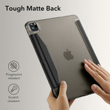 Husa de protectie tableta ESR Ascend Trifold compatibil cu iPad Pro 13 (2024) / iPad Pro 13 (2025), Negru Mat