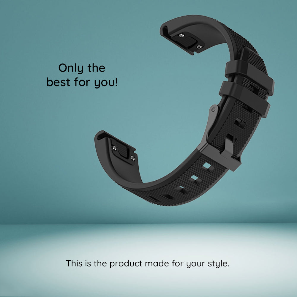 Curea pentru Instinct 2S/2S Solar/Approach S70 42mm/fenix 7S Pro Sapphire Solar - Techsuit Watchband QuickFit 20mm (W058) - Black