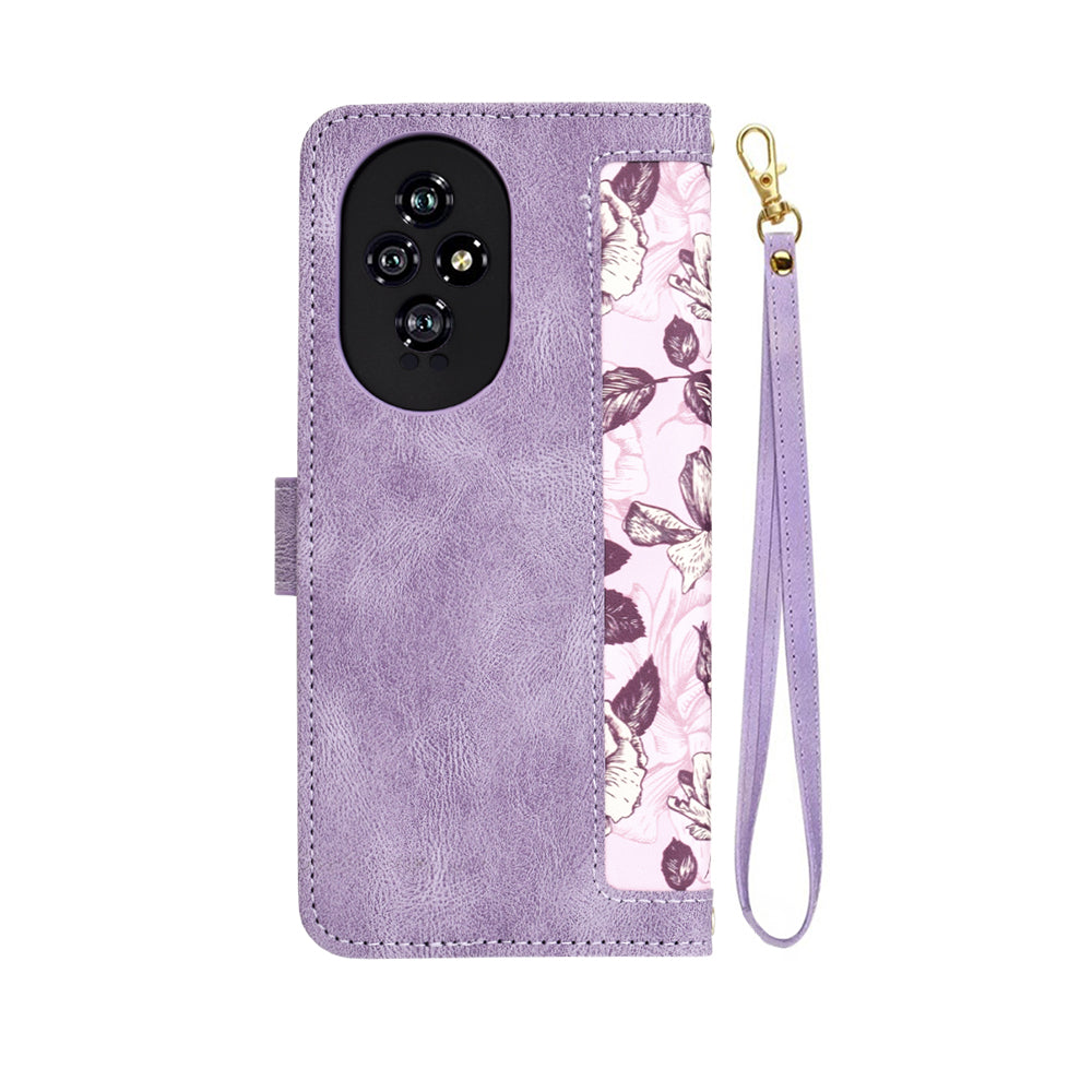 Husa de protectie Techsuit FlipCraft compatibil cu Honor 200, Mysterious Purple