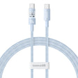Cablu Baseus Gem (P10373000311-01), Type-C to Type-C, Super Fast Charging 100W, 2m, Galaxy Blue