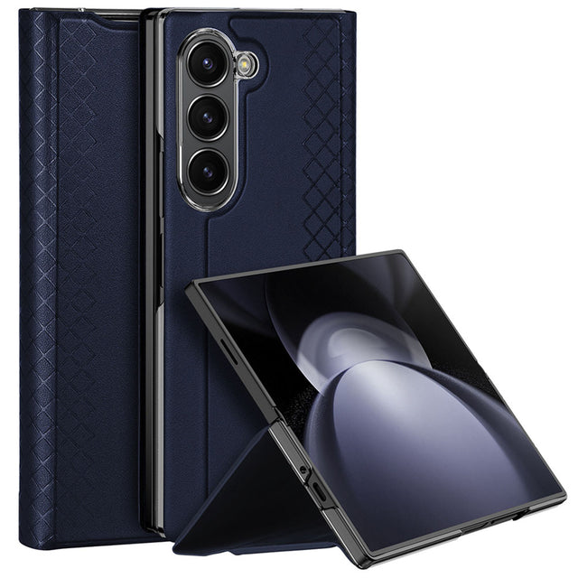 Husa de protectie Dux Ducis Bril (with Pencil Holder) compatibil cu Samsung Galaxy Z Fold SE, Albastru