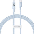 Cablu Baseus Gem (P10373001311-00), USB-C to Lightning, Fast Charging 20W, 1m, Galaxy Blue