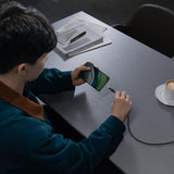 Cablu Baseus Gem (P10373001111-00), USB-C to Lightning, Fast Charging 20W, 1m, Cluster Black