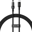 Cablu Baseus Gem (P10373001111-00), USB-C to Lightning, Fast Charging 20W, 1m, Cluster Black