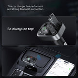 Gadget Baseus FM Modulator and Car Charger S-09 Pro (C10762200113-00), 2x USB, Type-C, Bluetooth 5.3, Digital Display, Negru