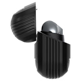Casti Spigen Protection Case Rugged Armor (ACS08330), for Samsung Galaxy Buds 3 / 3 Pro / 3 FE, Aluminum Holder, Negru