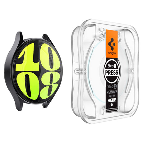 Accesoriu smartwatch Spigen (set de 2) Glas.tR EZ Fit (AGL08493) compatibil cu Samsung Galaxy Watch7 44mm, Transparent