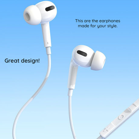 Casti Baseus Wired Earphones Encok C18 (NGCR030102), Type-C, In-Ear, Alb