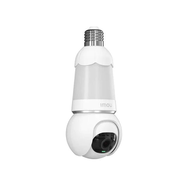 Imou Indoor Wi-Fi Bulb Cam (IPC-S6DP-5M0WEB-E27), 5MP, E27 Light Bulb, Built-in Mic, Human Detection, Night Vision, Alb