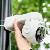 Imou Outdoor Camera Cell PT (IPC-K9EP-3T0WE), 3MP, Two-way Talk, Type-C, 15000mAh, Alb