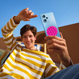 Suport Techsuit Phone (SB-CUP), Suction Pad for Selfies, Silicone, Adhesive Mount, Round Shape, Negru
