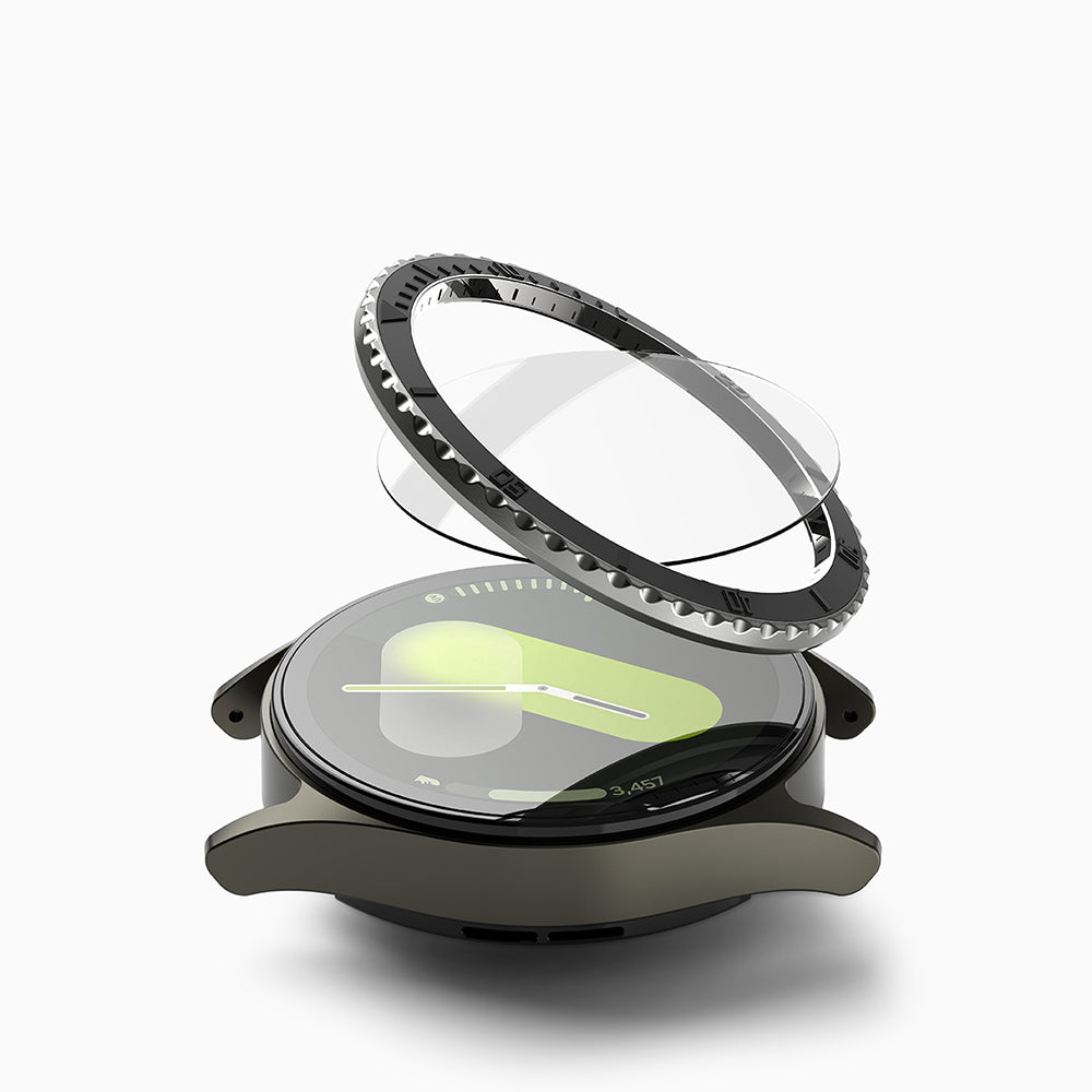 Accesoriu smartwatch Ringke Premium Bezel Styling compatibil cu Samsung Galaxy Watch7 40mm, Negru Pattern3 (Cb-Gw7-40-96)