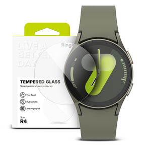 Folie de protectie smartwatch Ringke Tempered Glass R4 (set de 4) compatibil cu Samsung Galaxy Watch7 40mm, Transparent