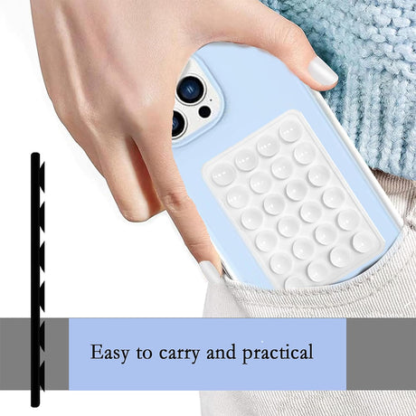 Suport Birou Techsuit SC-PAD, Silicon, Ventuze, Gri