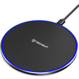 Incarcator Techsuit Wireless Premium (CHWR031), RGB Colors, 15W, 3A, Negru