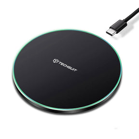 Incarcator Techsuit Wireless Premium (CHWR031), RGB Colors, 15W, 3A, Negru