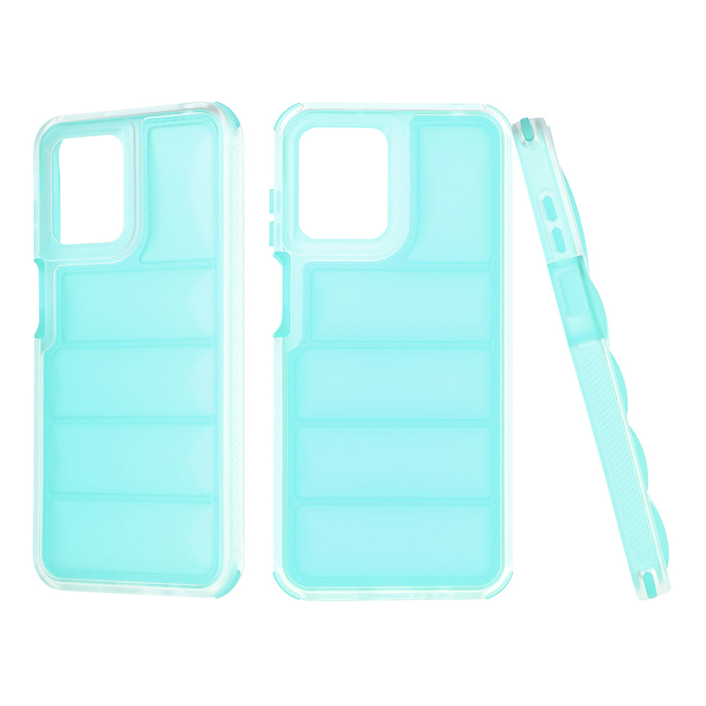 Husa de protectie Techsuit Wave Shield compatibil cu Motorola Moto G13 / G23 / G53, Turcoaz