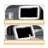 Suport Techsuit Phone (LC-888), Wall Box Case, Anti-Fog, with Adhesive Hooks, Waterproof, Alb / Gray