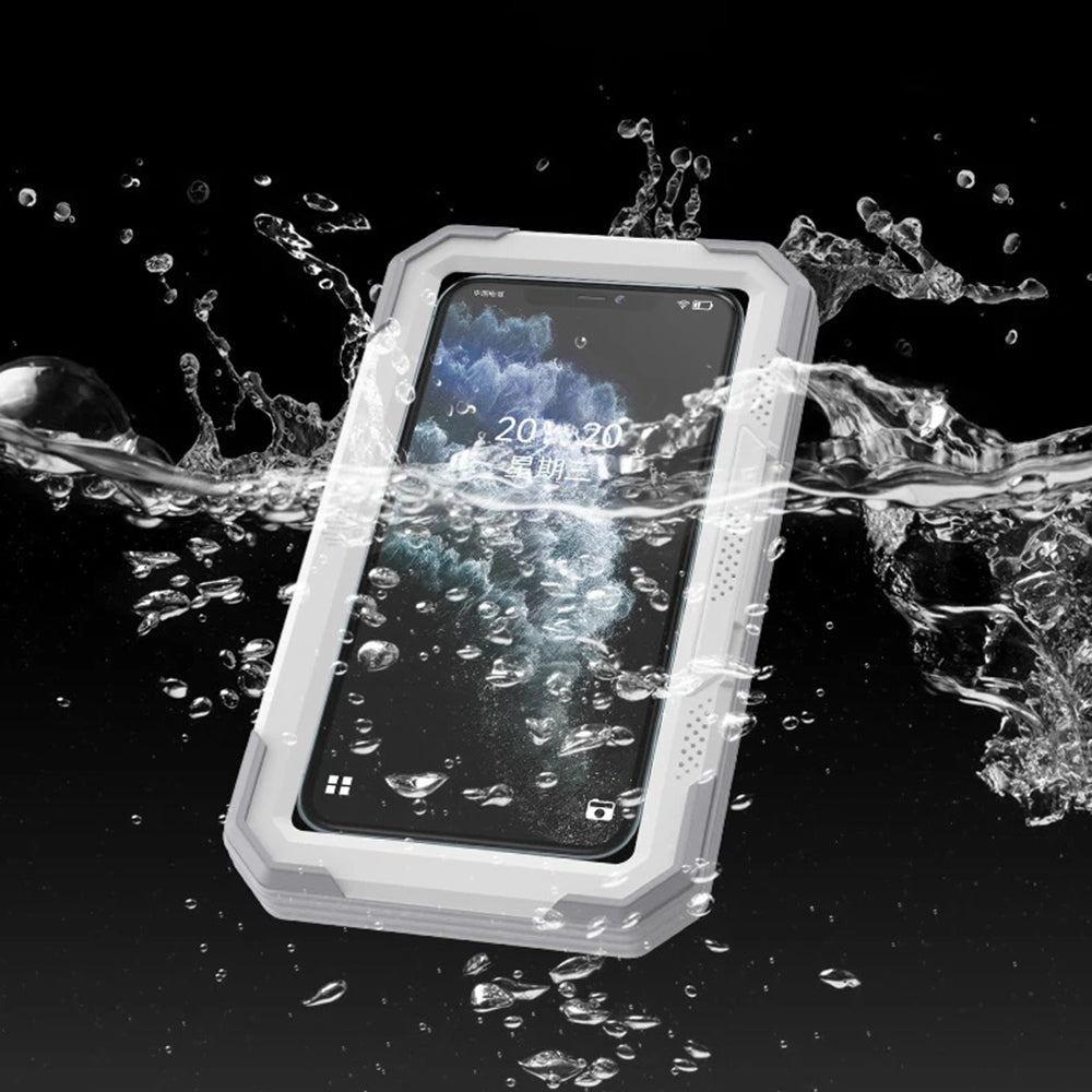 Suport Techsuit Phone (LC-888), Wall Box Case, Anti-Fog, with Adhesive Hooks, Waterproof, Alb / Gray