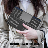 Husa de protectie tableta Techsuit FoldPro compatibil cu Lenovo Tab Plus, Albastru