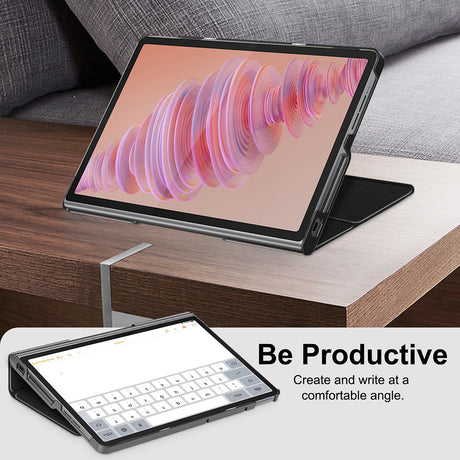 Husa de protectie tableta Techsuit FoldPro compatibil cu Lenovo Tab Plus, Negru
