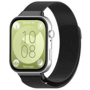 Curea smartwatch Techsuit Watchband (W009) compatibil cu Huawei Watch Fit 3 / Fit 4 / Fit 4 Pro, Negru
