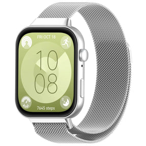 Curea smartwatch Techsuit Watchband (W009) compatibil cu Huawei Watch Fit 3 / Fit 4 / Fit 4 Pro, Argintiu