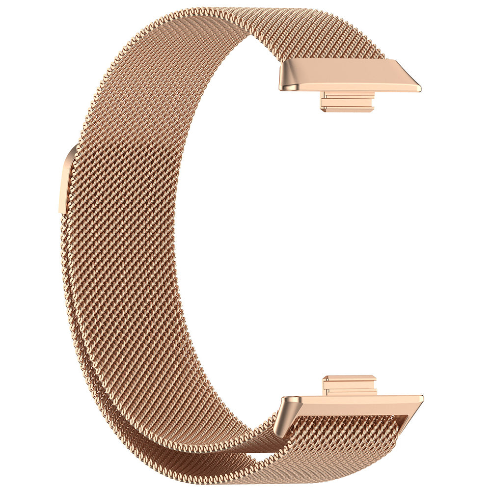 Curea smartwatch Techsuit Watchband (W009) compatibil cu Huawei Watch Fit 3 / Fit 4 / Fit 4 Pro, Roz Auriu