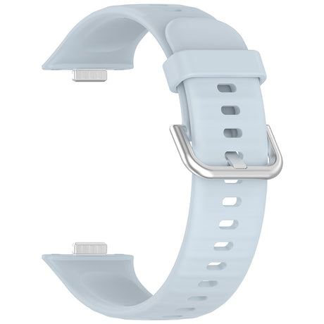 Curea smartwatch Techsuit Watchband (W061) compatibil cu Huawei Watch Fit 3 / Fit 4 / Fit 4 Pro, Albastru Deschis