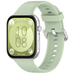 Curea smartwatch Techsuit Watchband (W061) compatibil cu Huawei Watch Fit 3 / Fit 4 / Fit 4 Pro, Verde Deschis