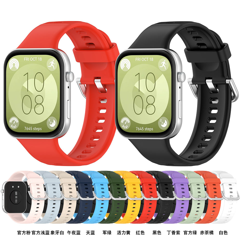Curea smartwatch Techsuit Watchband (W061) compatibil cu Huawei Watch Fit 3 / Fit 4 / Fit 4 Pro, Mov